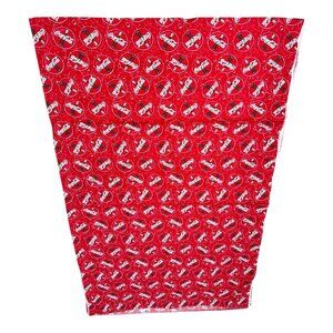 Vintage Coca-Cola Red Cotton Fabric Panel Bottle Logo Print 2 yards Quilt Crafts